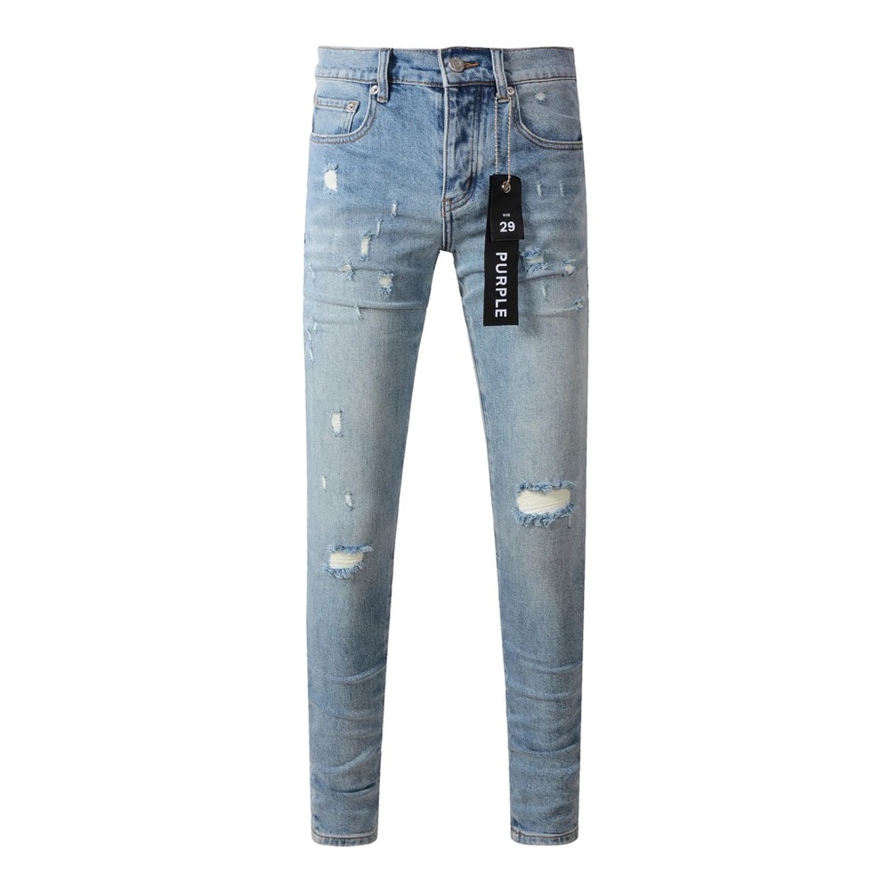 Purple Brand Men's Faded Blue Skinny Jeans